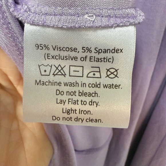 EARTHBOUND Trading Co. Lavender Wide Leg Pants Size Medium - Picture 14 of 16